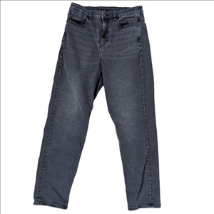 American Eagle Stretch Mom Jean Size 8 in Washed Black